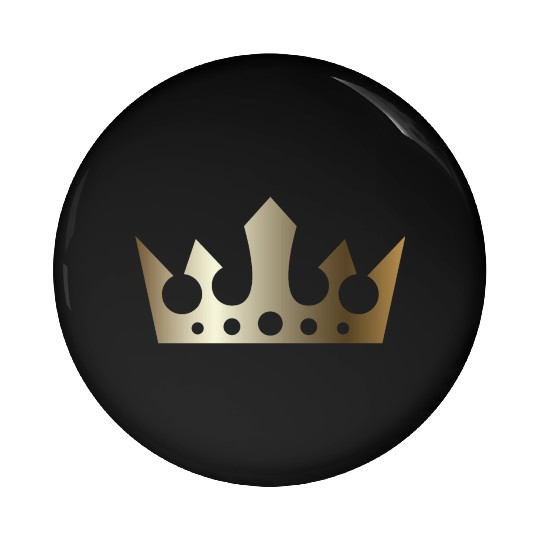VIP golden crown king gold vector image monarch Pin Buttons