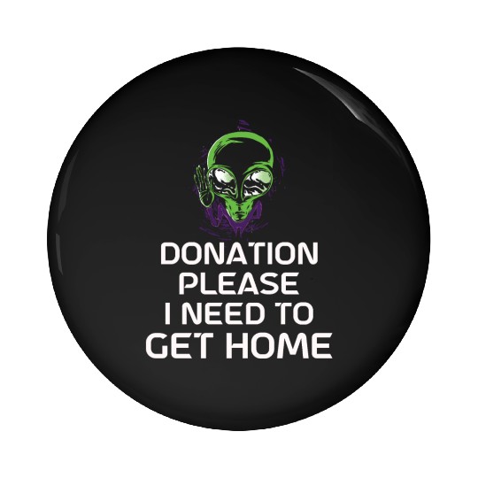 Alien Gift Extraterrestrial UFO AREA 51 Sci-fi Pin Buttons