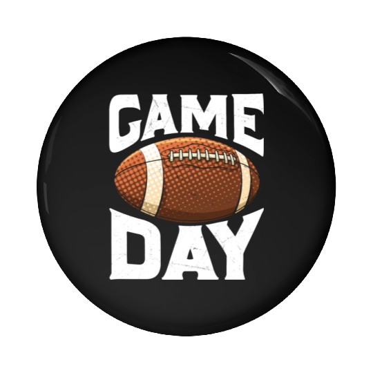 American Football Sunday Game Day Pin Buttons