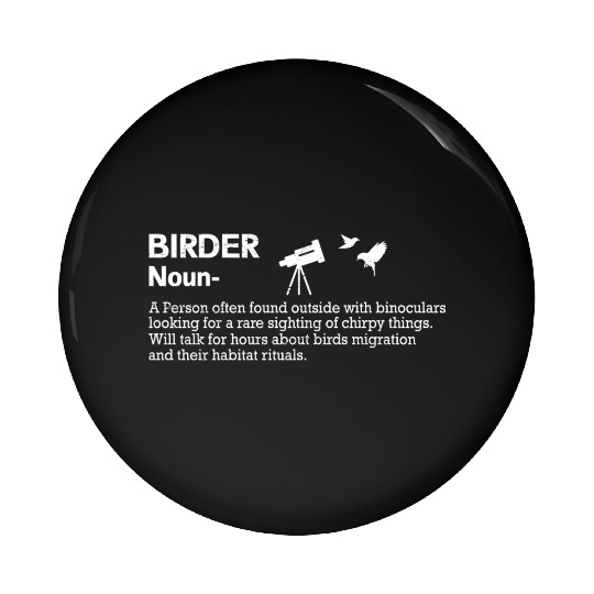 Bird Lover Birdwatching Bird Whisperer Pin Buttons
