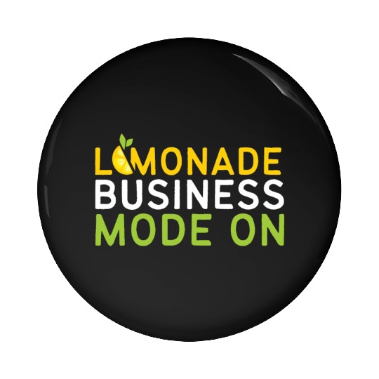 Lemonade Business Mode On Lemon Juice Boss Pin Buttons