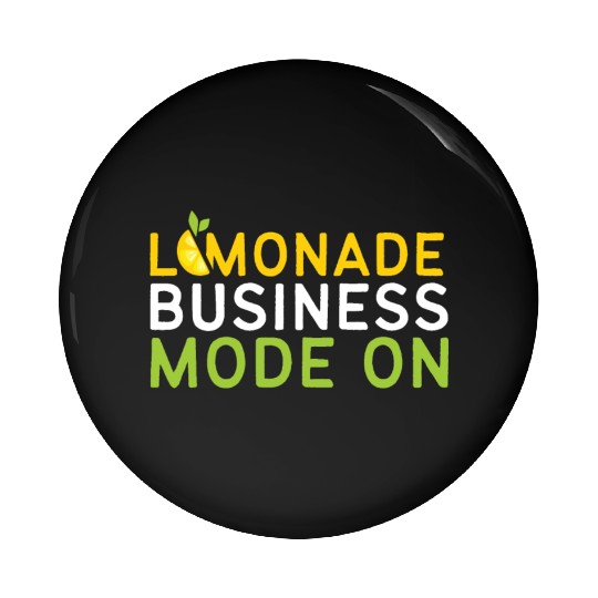 Lemonade Business Mode On Lemon Juice Boss Pin Buttons