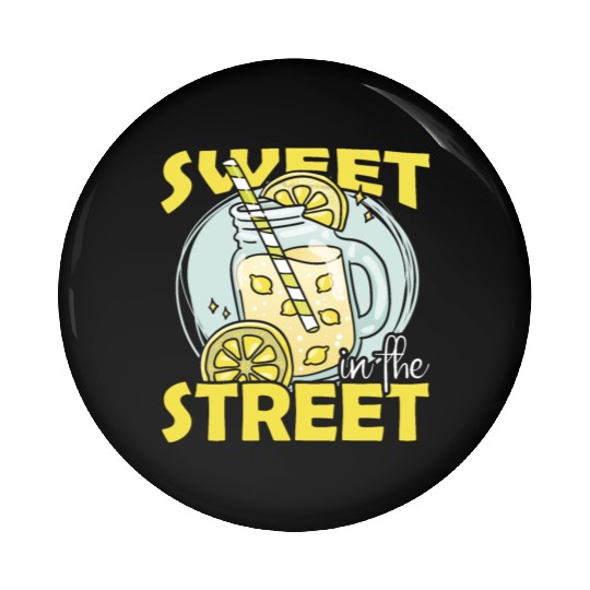 Sweet In The Street Lemon Juice Boss Lemonade Pin Buttons
