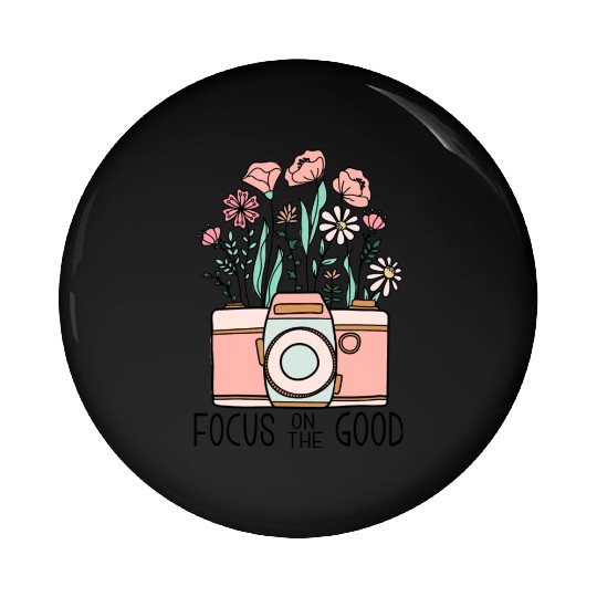 Vintage Wildflowers Sublimation Pin Buttons