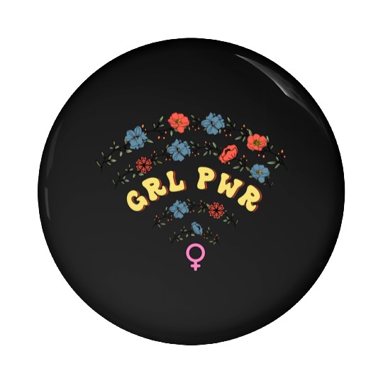 PWR sublimation Pin Buttons
