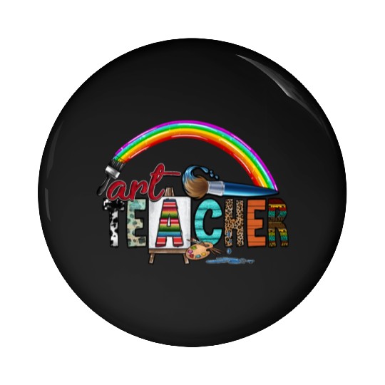 Art Teacher Pin Buttons