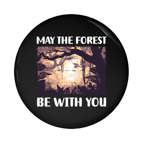 Forest Recreation Deer Wilderness Pin Buttons