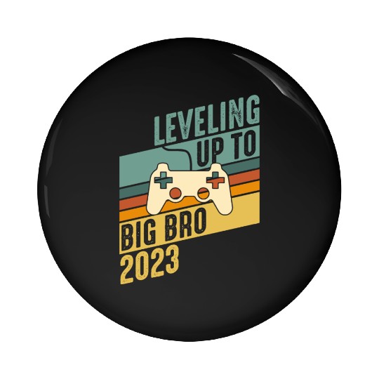 Level up Big Brother 2023 Baby Gamer Boy Baby Pin Buttons