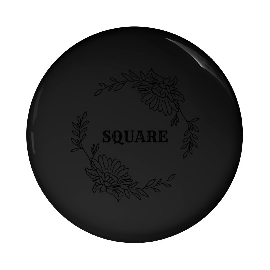 Square in circle Pin Buttons