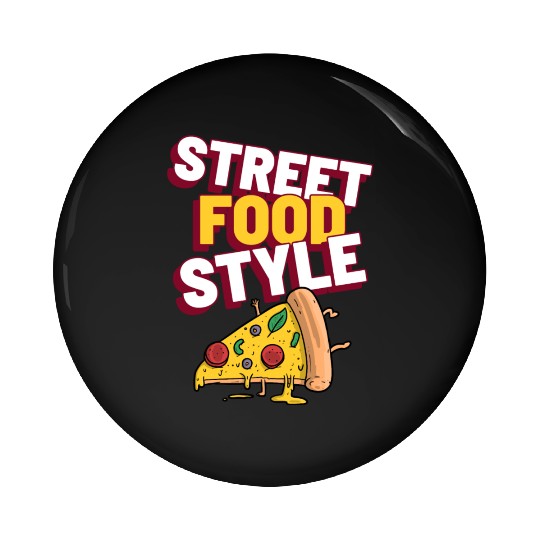 Street food style Pin Buttons