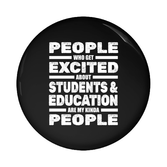 High School Teacher Professor Pin Buttons