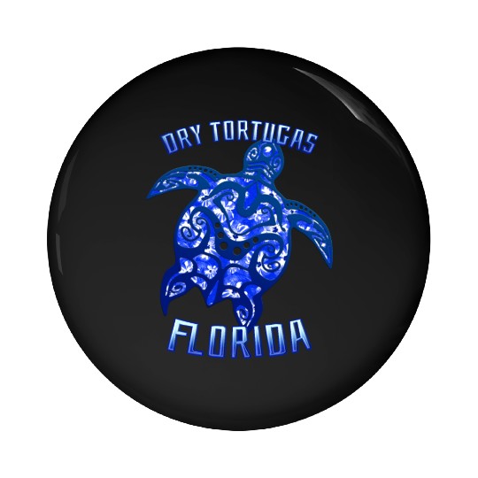 Dry Tortugas Florida Keys Vacation Tribal Turtle Pin Buttons