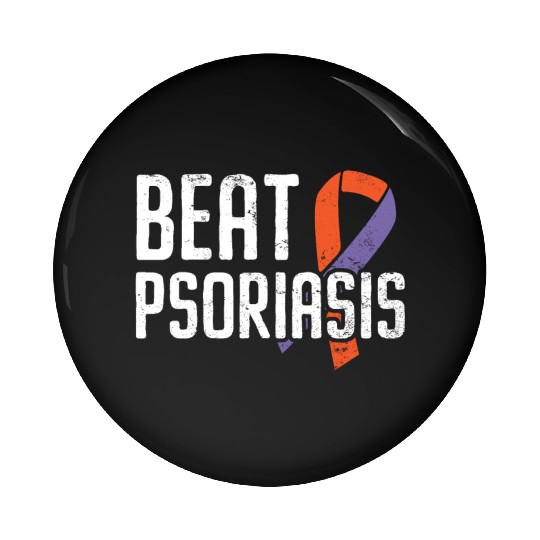 Beat Psoriasis Skin Disease Psoriasis Awareness Pin Buttons