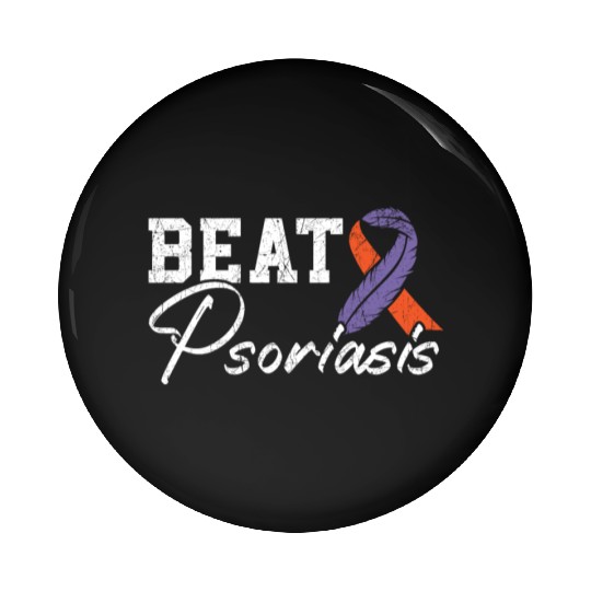 Beat Psoriasis Skin Disease Psoriasis Awareness Pin Buttons