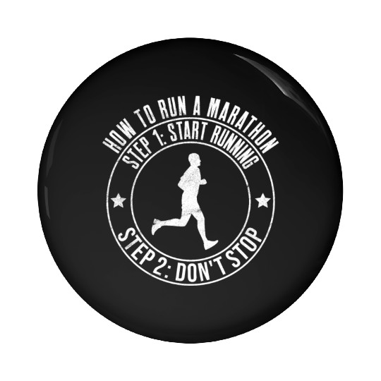 How To Run Marathon - Marathon Racer Pin Buttons