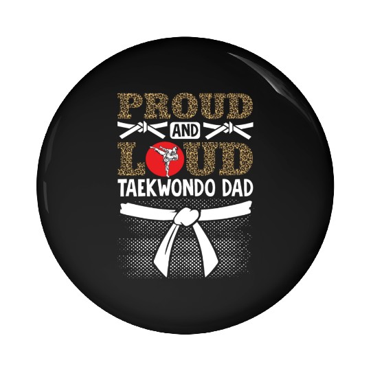 TKD Korean Martial Arts Tae Kwon Pin Buttons