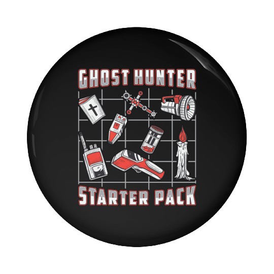 Ghost Hunter Starter Pack Paranormal Ghost Hunting Pin Buttons