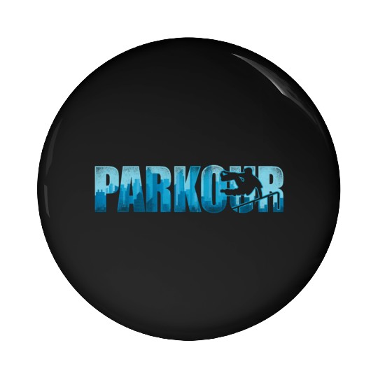 Parkour Free Running Traceur Pin Buttons