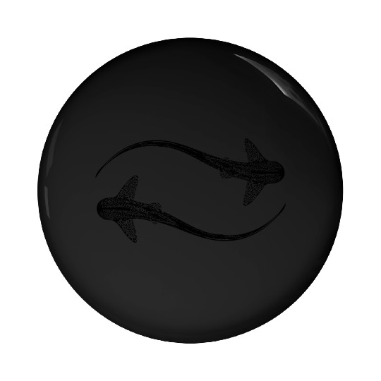 Elegant Vintage Circling Leopard Sharks Pin Buttons