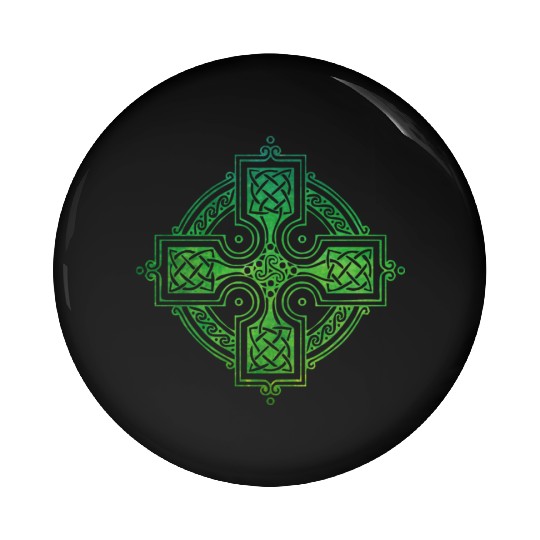 Celtic Cross Pin Buttons