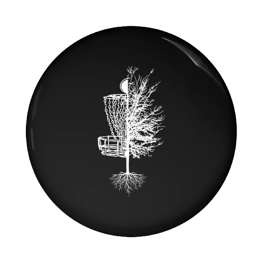Disc Golf Pin Buttons Basket Tree Frisbee Golf Pin Buttons
