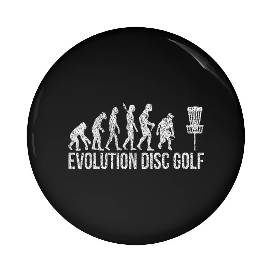 Evolution Disc Golf Distressed Pin Buttons