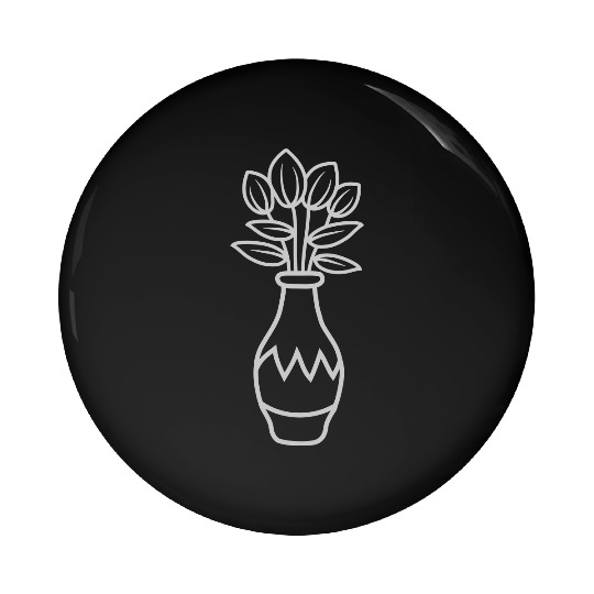 Design beautiful tulips flower Pin Buttons