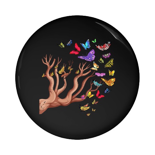 Monarch Butterflies Nature Butterfly Pin Buttons