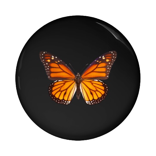 Monarch Butterfly Lover Pin Buttons Plant Milkweed
