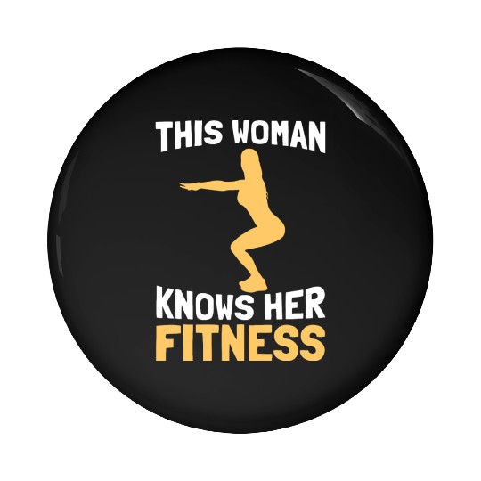 Fitness Gym Workout Pin Buttons