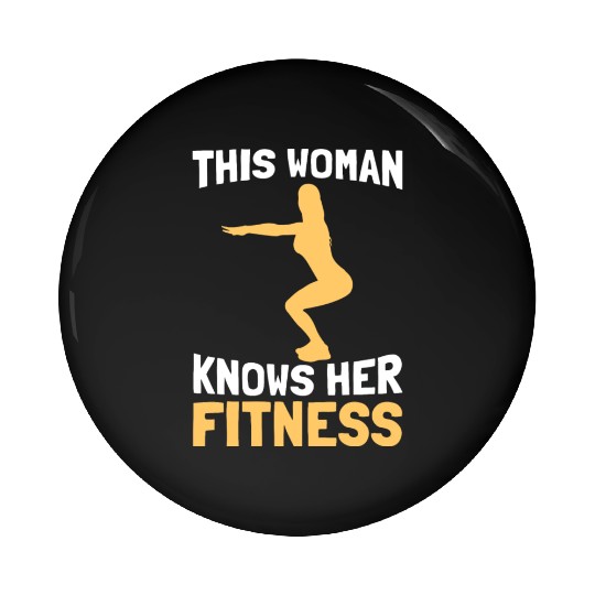 Fitness Gym Workout Pin Buttons