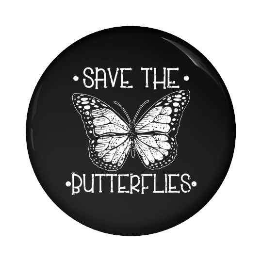 Save The Butterflies Monarch Vintage Collection Pin Buttons
