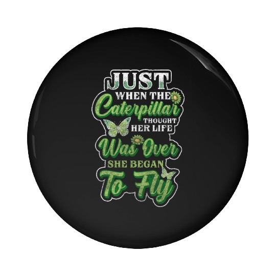 Butterfly Nature Spring Colored Pin Buttons