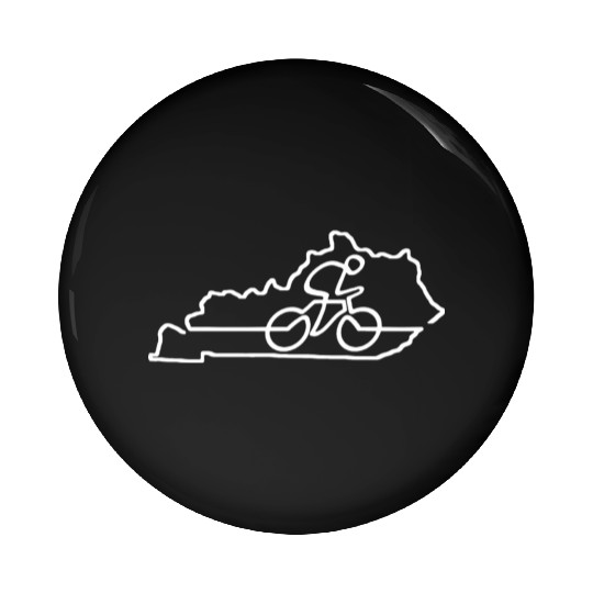Kentucky Cycling Cyclist Gift Bike Road Racing Pin Buttons