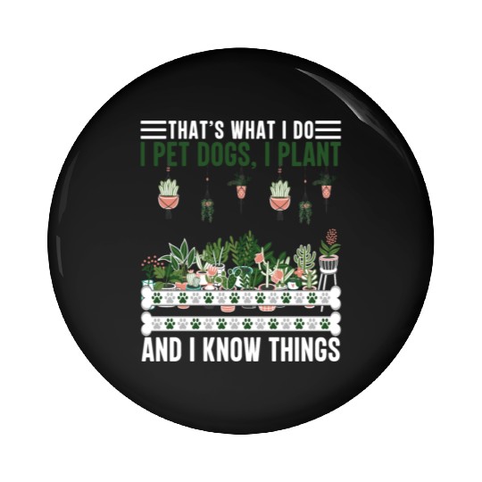 I Love My Garden Planting Gardening Plants Gifts Pin Buttons