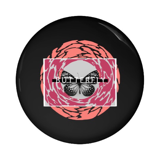 Butterfly Pin Buttons