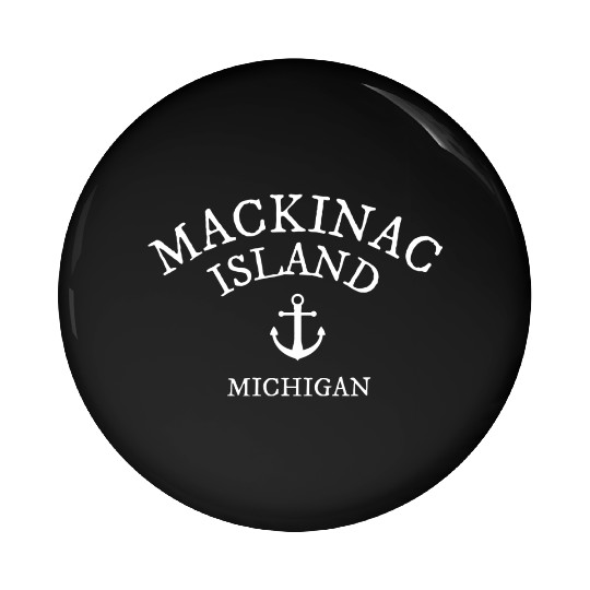 Mackinac Island Michigan Lake Town T Pin Buttons