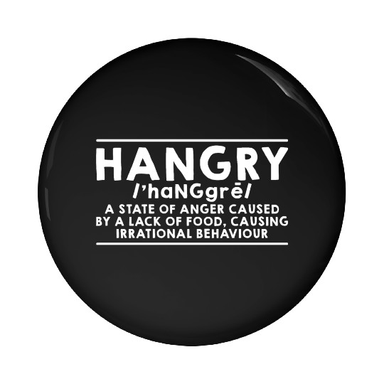 Hangry Definition 4 Pin Buttons