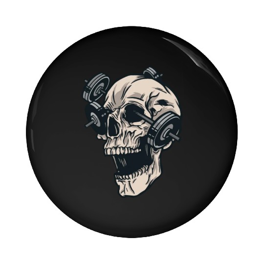 SKULL GYM Pin Buttons
