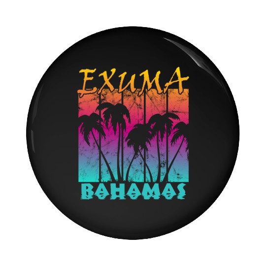 Exuma Bahamas Pin Buttons