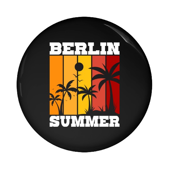 Berlin summer Pin Buttons