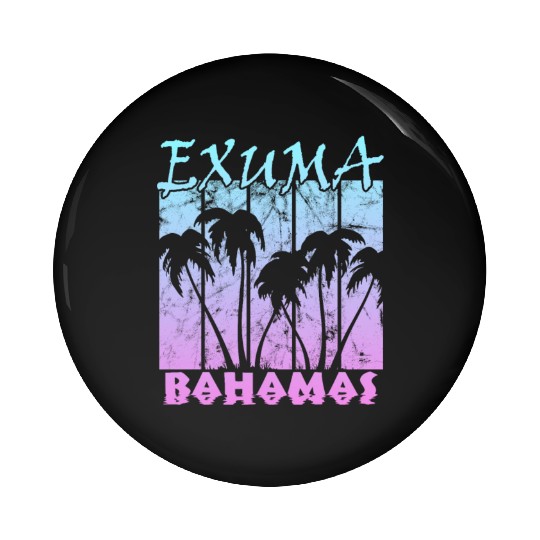 Exuma Bahamas Pin Buttons