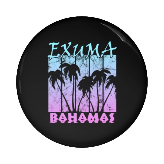 Exuma Bahamas Pin Buttons