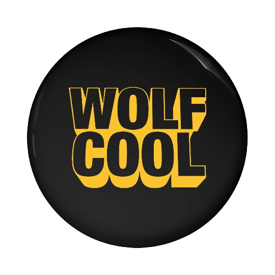 Wolf Cool Pin Buttons