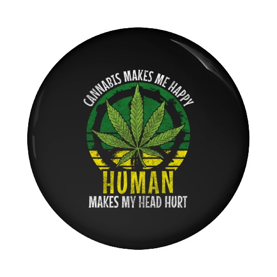 Hemp Hash Pin Buttons