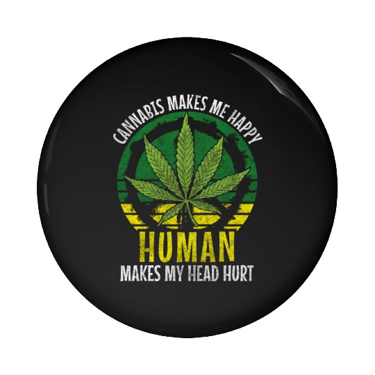 Hemp Hash Pin Buttons