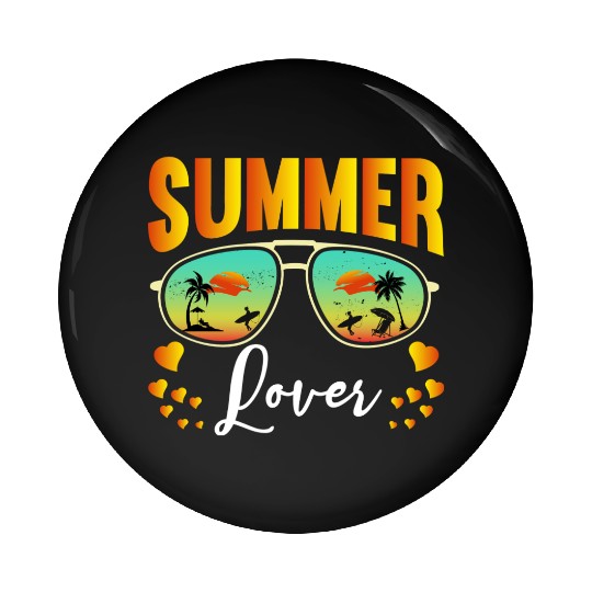 Funny Design for summer Pin Buttons