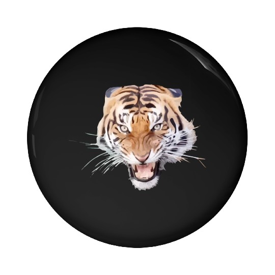 Wild Tiger - Wild Hissing - Wilderness Pin Buttons