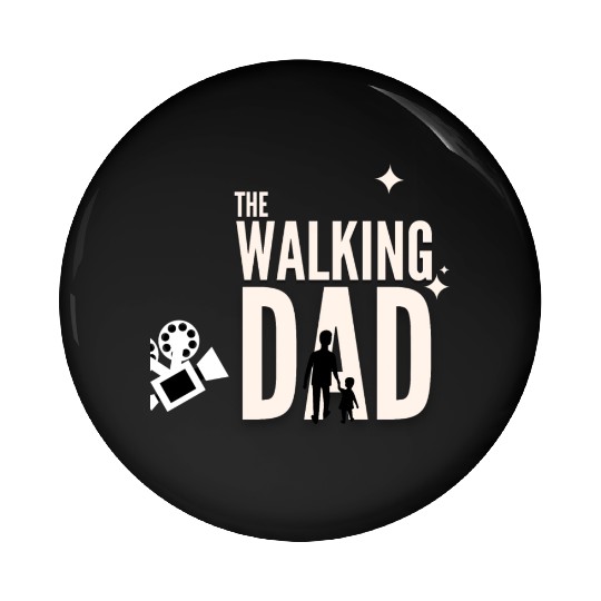 PAPA SAUR, Father's Day Pin Buttons