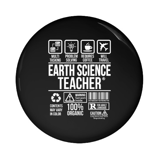 Earth Science Teacher | #TSM Pin Buttons